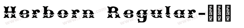 Herborn Regular字体转换